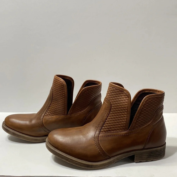 Bed Stu Roan Brown Gossip Handmade Leather Distressed Ankle Boots Size 7.5 - Picture 11 of 15